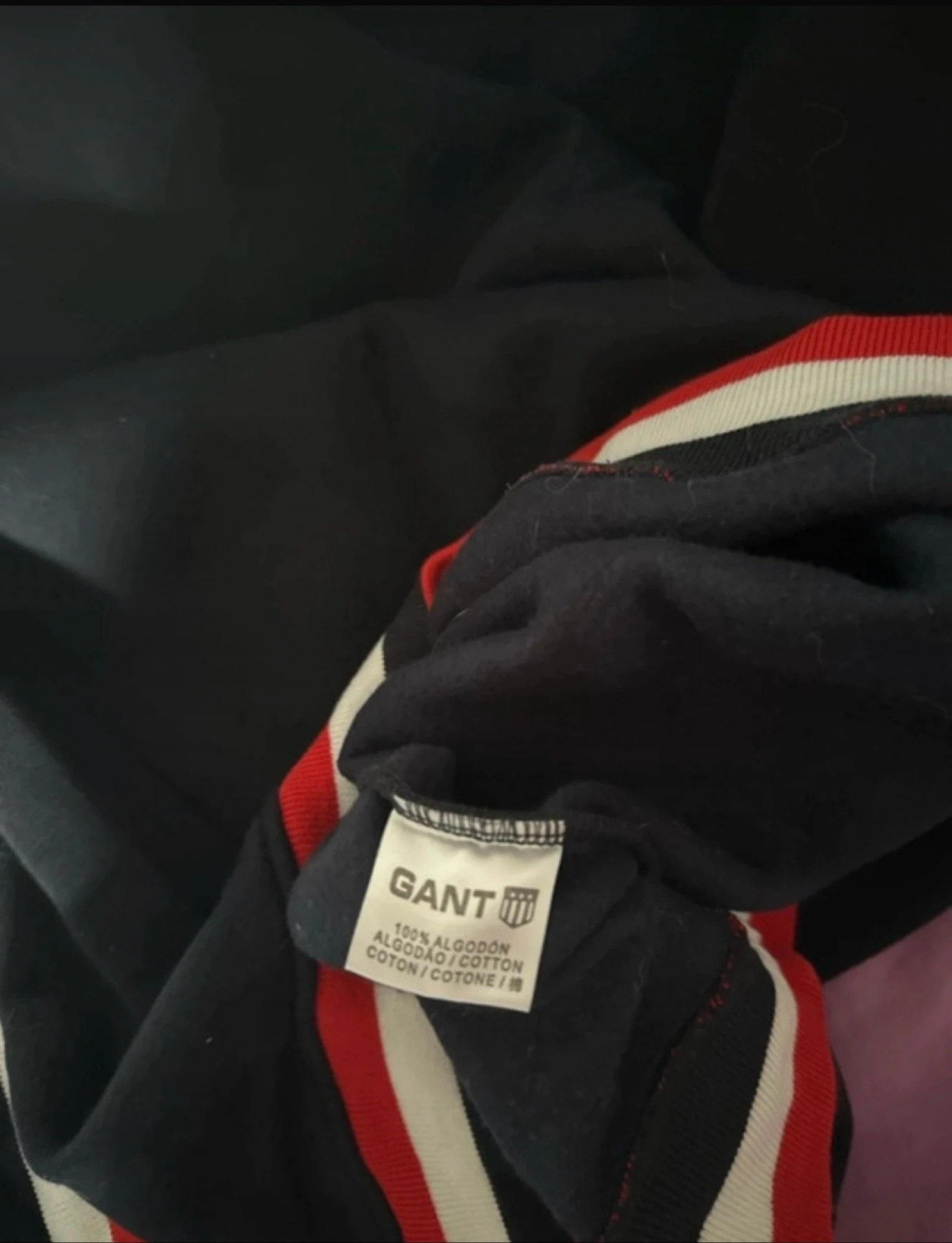 Pull GANT homme bleu marine  – photo 7